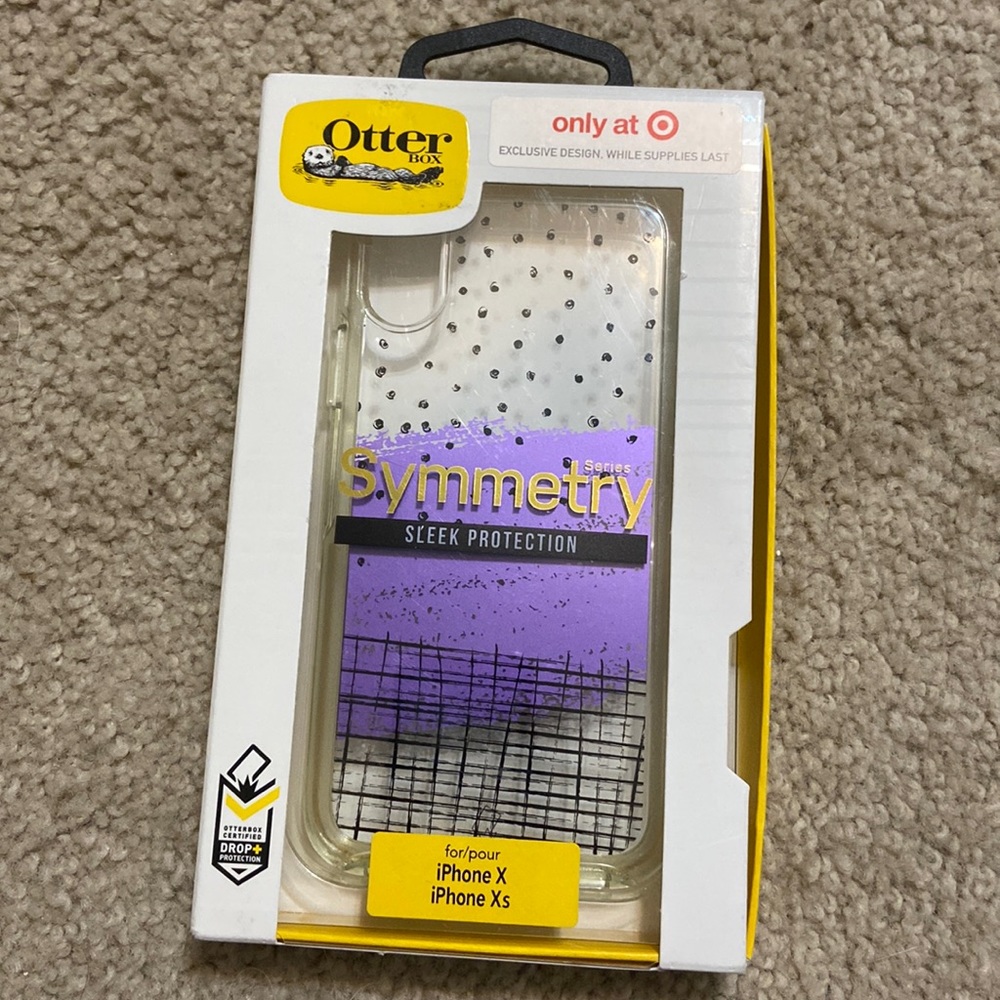 OtterBox SYMMETRY Series Sleek Protection Case For iPhone X/Xs - Purple Haze